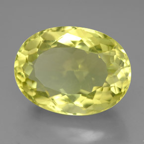 Quartzo amarelo natural 10,14ct, corte oval, VVS