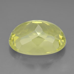 Quartzo amarelo natural 10,14ct, corte oval, VVS