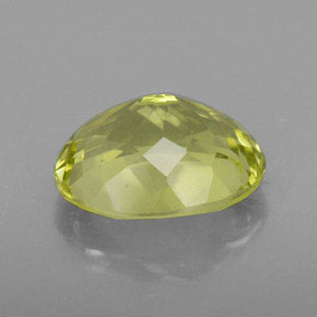 Quartzo Limão Natural 4.35ct, Corte Oval, VVS