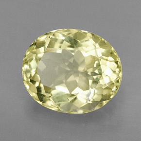 Quartzo amarelo natural 4,87ct, corte oval, VVS