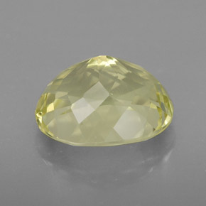 Quartzo amarelo natural 4,87ct, corte oval, VVS