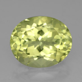 Quartzo amarelo natural 5,07ct, corte oval, VVS