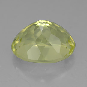 Quartzo amarelo natural 5,07ct, corte oval, VVS
