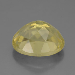 Quartzo amarelo natural 3,66ct, corte oval, VVS-VS