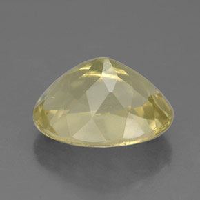 Quartzo amarelo natural 3,31ct, corte oval, VVS-VS
