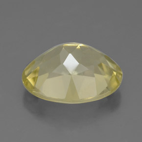 Quartzo amarelo natural 3,26ct, corte oval, VS