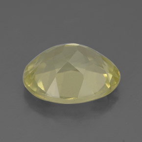 Quartzo amarelo natural 2,94ct, corte oval, VS