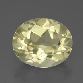 Quartzo amarelo natural 3,26ct, corte oval, VVS-VS