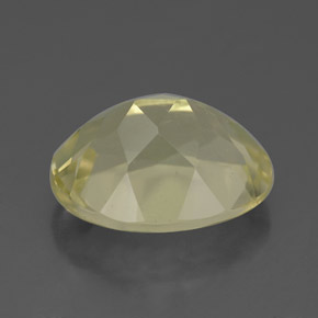 Quartzo amarelo natural 3,26ct, corte oval, VVS-VS