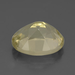 Quartzo amarelo natural 3,43ct, corte oval, VS