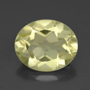 Quartzo amarelo natural 3,26ct, corte oval, VVS-VS