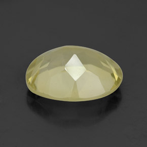 Quartzo amarelo natural 3,16ct, corte oval, VVS-VS