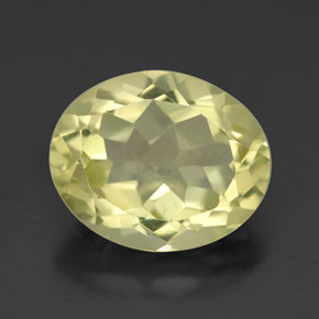 Quartzo amarelo natural 3,31ct, corte oval, VVS-VS