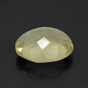 Quartzo amarelo natural 3,45ct, corte oval, VVS-VS