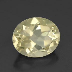 Quartzo amarelo natural 3,67ct, corte oval, VVS-VS