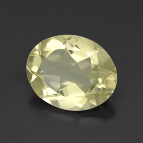 Quartzo amarelo natural 2,89ct, corte oval, VVS-VS