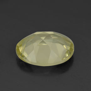 Quartzo amarelo natural 2,89ct, corte oval, VVS-VS