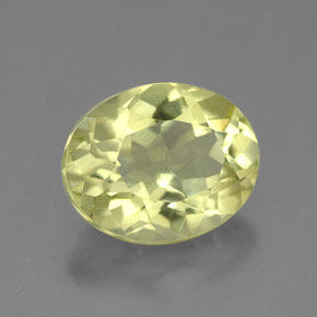 Quartzo amarelo natural 3,73ct, corte oval, VVS-VS
