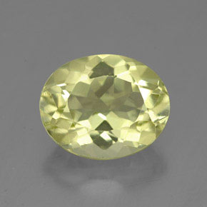 Quartzo amarelo natural 3,74ct, corte oval, VVS