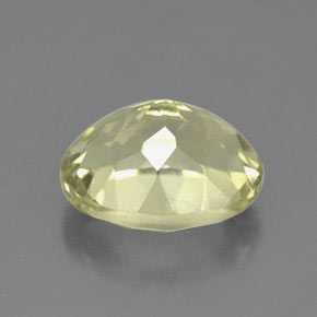 Quartzo amarelo natural 3,85ct, corte oval, VVS