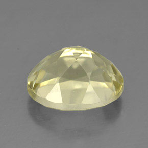 Quartzo amarelo natural 4,22ct, corte oval, VVS