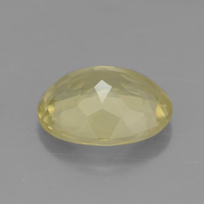 Quartzo amarelo natural 3,09ct, corte oval, VVS-VS