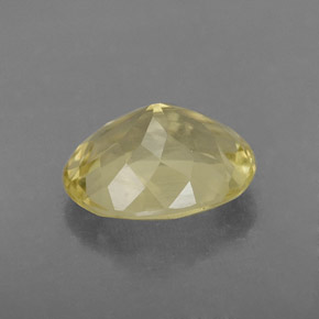 Quartzo amarelo natural 3,12ct, corte oval, VVS