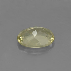 Quartzo amarelo natural 1,45ct, corte oval, VVS-VS