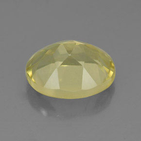 Quartzo amarelo natural 3,43ct, corte oval, VVS-VS