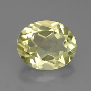 Quartzo amarelo natural 3,22ct, corte oval, VVS-VS