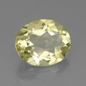 Quartzo amarelo natural 3,22ct, corte oval, VVS-VS