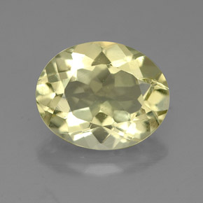 Quartzo amarelo natural 3,19ct, corte oval, VVS-VS