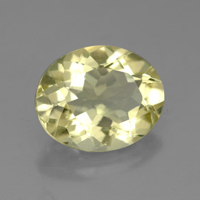 Quartzo amarelo natural 3,19ct, corte oval, VVS-VS
