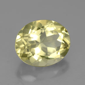 Quartzo amarelo natural 3,59ct, corte oval, VVS-VS