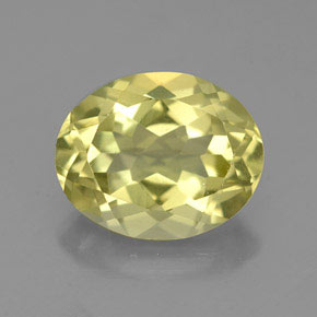 Quartzo amarelo natural 3,34ct, corte oval, VVS