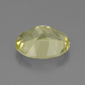 Quartzo amarelo natural 3,09ct, corte oval, VVS