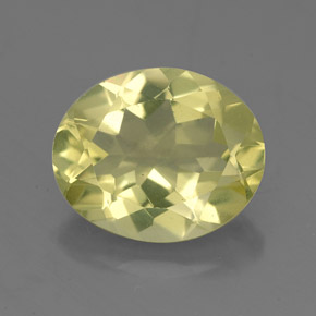 Quartzo amarelo natural 3,10ct, corte oval, VVS-VS