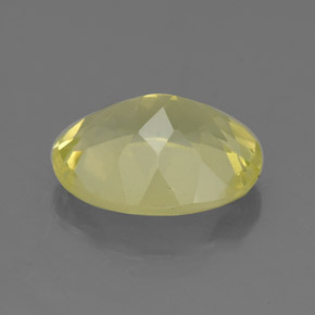 Quartzo amarelo natural 3,10ct, corte oval, VVS-VS