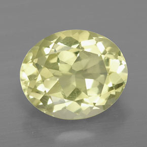 Quartzo amarelo natural 3,44ct, corte oval, VVS-VS
