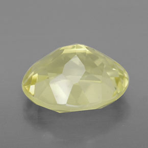 Quartzo amarelo natural 3,44ct, corte oval, VVS-VS
