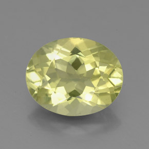 Quartzo amarelo natural 2,99ct, corte oval, VS