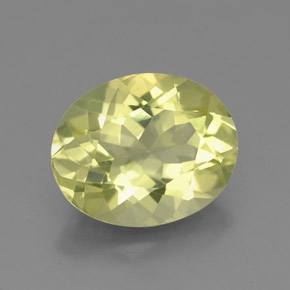 Quartzo amarelo natural 2,99ct, corte oval, VS
