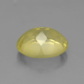 Quartzo amarelo natural 3,51ct, corte oval, VS
