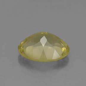Quartzo amarelo natural 2,79ct, corte oval, VVS-VS