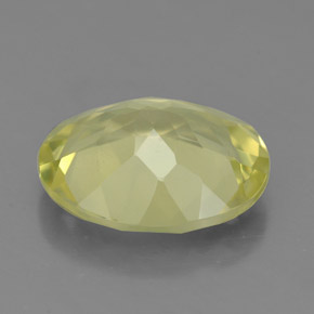 Quartzo amarelo natural 2,79ct, corte oval, VS