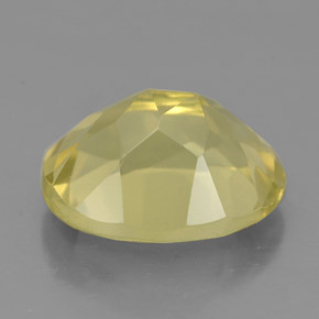 Quartzo amarelo natural 3,62ct, corte oval, VS