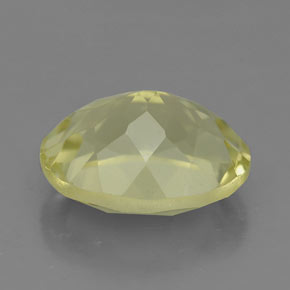 Quartzo amarelo natural 3,74ct, corte oval, VVS-VS