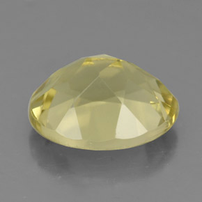 Quartzo amarelo natural 3,43ct, corte oval, VS