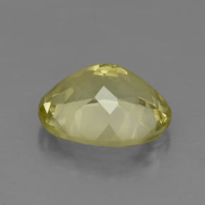 Quartzo amarelo natural 3,22ct, corte oval, VVS-VS