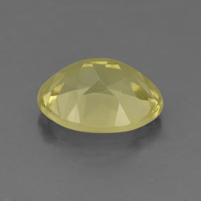 Quartzo amarelo natural 2,87ct, corte oval, VS